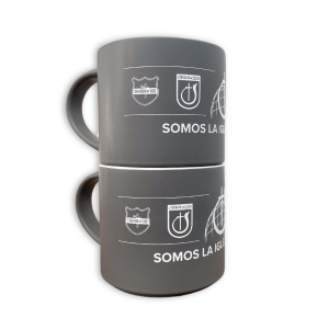 WACOG Mug Gray/white 16 oz Spanish