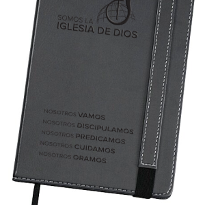 WACOG Journals Gray Debossed Spanish